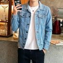 Jaqueta Jeans Masculina Casual