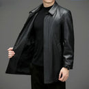 Jaqueta Longa de Couro Masculina Sampaio® S1266